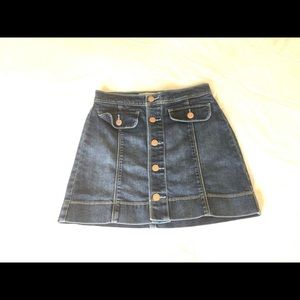 Abercrombie jeans skirt - kids 13/14 like new - worn twice